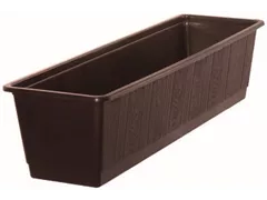 Geli - Blumenkasten Standard Kunststoff Braun Geli - Blumenkasten Standard Kunststoff Braun