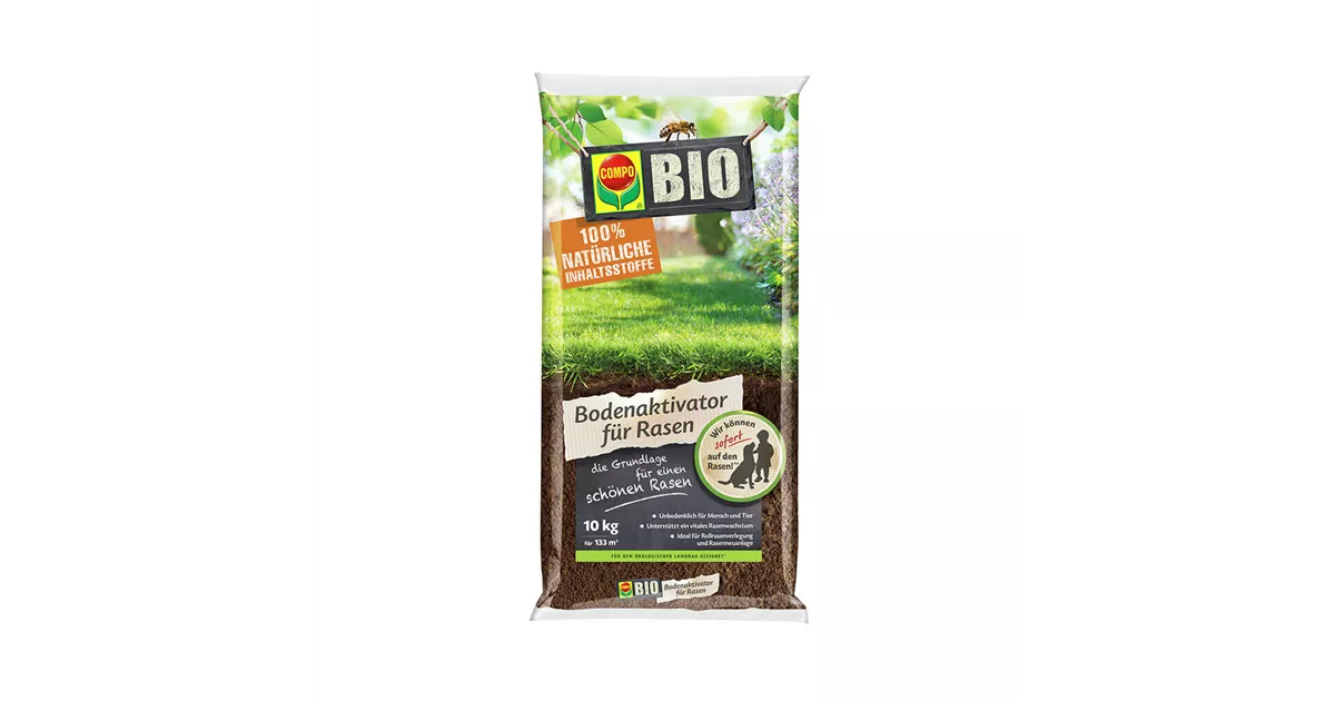 Compo Bio Bodenaktivator fr Rasen 10 kg - Mauk Gartenwelt