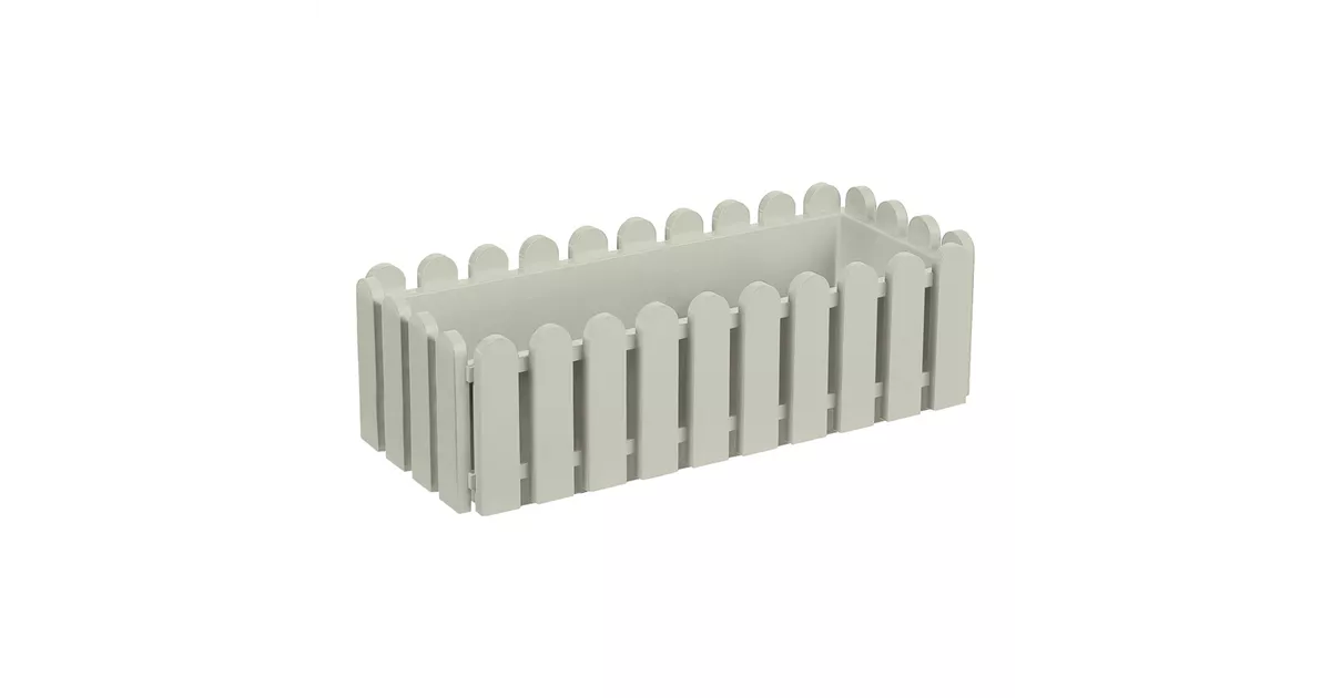 Emsa Landhaus Blumenkasten 50 x 20 x 16 - Grau - Mauk Gartenwelt