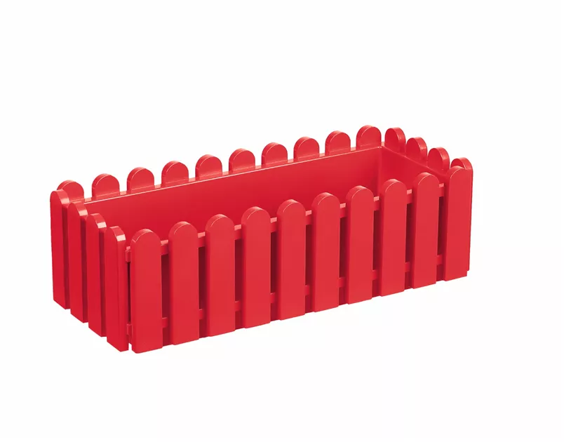 Emsa Landhaus Blumenkasten 50 x 20 x 16 - Rot - Mauk Gartenwelt