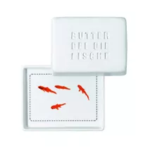 Räder Poesie et Table - Breakfast 1/4 Butterdose Butter bei die Fische