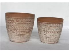 Zementtopf - Terracotta Zementtopf - Terracotta