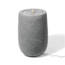 Kirschke - Brunnen Pals Granit Grau D50,H75cm