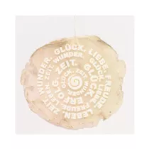 Räder - Capiz Karte Glück. Liebe.