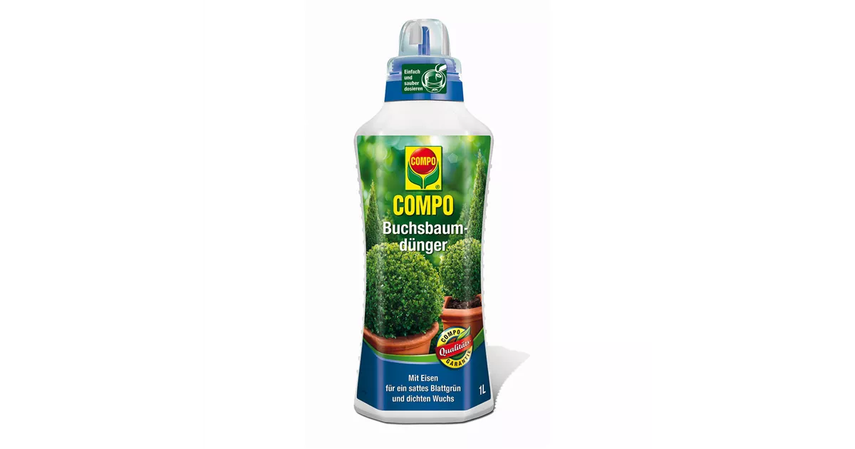 Compo Buchsbaumdnger Flssig 1L - Mauk Gartenwelt