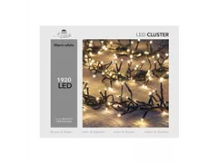 LED Lichterkette - Cluster 1920L / 11,5M warmweiß für innen & außen LED Lichterkette - Cluster 1920L / 11,5M warmweiß für innen & außen
