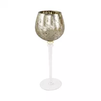 Glaswindlicht Kelch auf Fuß - Cracking champagne, mittel