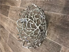 silber, 33x14 cm - Schale "Äste" silber, 33x14 cm - Schale "Äste"