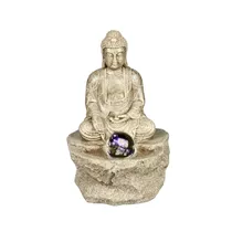 MAXPHIL living - Buddha-Gartenbrunnen 23,5 x 22,5 x 34,5