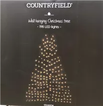 braunL5B120H160CM - Weihnachtsbaum flexibel hängend LED Ziggy L