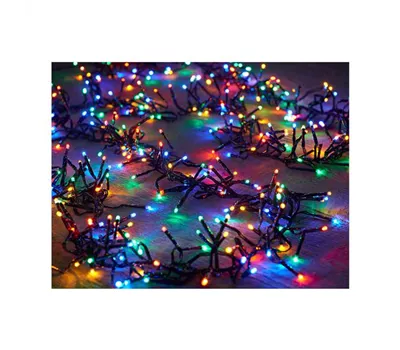 LED Lichterkette - Cluster Lights 768L/4,5M bunt