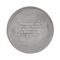 Räder Zuhause - Centerpiece Betonschale groß Lebenskunst