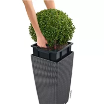 Lechuza Blumentopf - Cubico Cottage 30 Komplettset - Granit Lechuza Blumentopf - Cubico Cottage 30 Komplettset - Granit