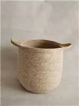 natur, 30x30 cm - Korb m. Griff,