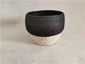 schwarz/natur - Korb, 23x20 cm schwarz/natur - Korb, 23x20 cm