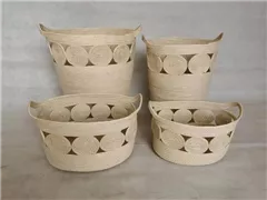 natur,40x46 cm - Korb mit Griff, natur,40x46 cm - Korb mit Griff,