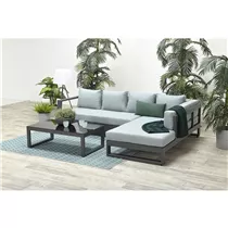 carbon black/mintgrau - Esmee Loungeset 3-tlg. links