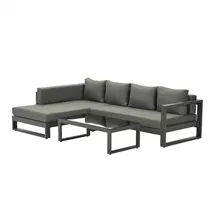 carbon black/mystic grey - Esmee Loungeset 3-tlg. rechts