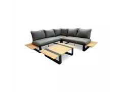 247 x 247 x 29 cm - Dawson Lounge Charcoal incl. Coffee Table 247 x 247 x 29 cm - Dawson Lounge Charcoal incl. Coffee Table