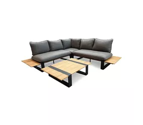 247 x 247 x 29 cm - Dawson Lounge Charcoal incl. Coffee Table 247 x 247 x 29 cm - Dawson Lounge Charcoal incl. Coffee Table