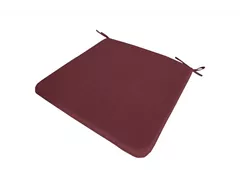 Panama bordeaux - Sitzkissen mit Reißverschluss 40x40x5