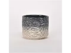 schwarz/weiß - Übertopf, 13x13x10,5 cm schwarz/weiß - Übertopf, 13x13x10,5 cm