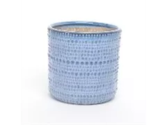 hellblau - Übertopf, 16,5x16,5x16 cm hellblau - Übertopf, 16,5x16,5x16 cm