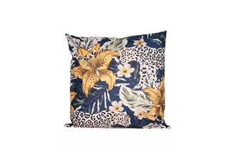 BLUME OCKER - Outdoorkissen 45X45cm