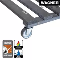 - WAG Multiroller 380X380 mm, Kiefer, Anthrazit, 4LR, D 50 mm  - WAG Multiroller 380X380 mm, Kiefer, Anthrazit, 4LR, D 50 mm