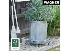 - WAG Multiroller 380X380 mm, Kiefer, Anthrazit, 4LR, D 50 mm  - WAG Multiroller 380X380 mm, Kiefer, Anthrazit, 4LR, D 50 mm