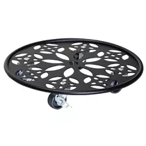 - Multi Roller D300 mm, Stahlblech, schwarz, 4LR, D38 mm, TK 100 kg  - Multi Roller D300 mm, Stahlblech, schwarz, 4LR, D38 mm, TK 100 kg