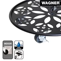 - Multi Roller D300 mm, Stahlblech, schwarz, 4LR, D38 mm, TK 100 kg  - Multi Roller D300 mm, Stahlblech, schwarz, 4LR, D38 mm, TK 100 kg