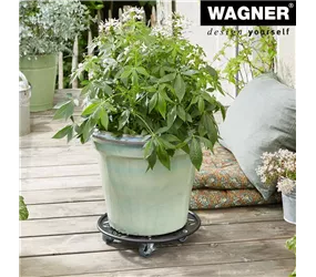  - Multi Roller D300 mm, Stahlblech, schwarz, 4LR, D38 mm, TK 100 kg