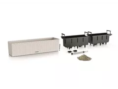 Lechuza - BALCONERA Cottage 80 lichtgrau