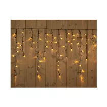 LED Lichterkette - Eiszapfen 200L / 400X100 cm 30 Strängen warmweiß LED Lichterkette - Eiszapfen 200L / 400X100 cm 30 Strängen warmweiß