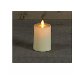 LED Kerze batteriebetrieben - Elfenbein Bew. Flamme 8X11 cm für Außen LED Kerze batteriebetrieben - Elfenbein Bew. Flamme 8X11 cm für Außen