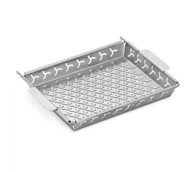 Weber - ETCS Grillkorb mit Halter Edelstahl