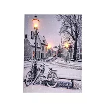 Led B.O. Bild - Fahrrad 3Led / 30X40 cm