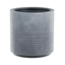 Esteras - Fiberglas-Pflanzkübel Hove 57 Lead naturelite