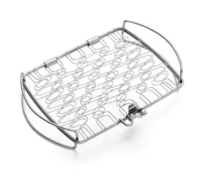 Weber - Fisch- und Gemüsehalter Edelstahl