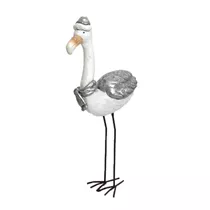 Werner Voß - Flamingo Ingo Flam, weiß-silber