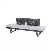 Lesli Living - Garten Loungebank Rimy Negro, Aluminium Lesli Living - Garten Loungebank Rimy Negro, Aluminium