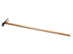 Krumpholz - Gartenhacke, Herzblatt, 2-zinkig, mit lackiertem Eschenstiel Krumpholz - Gartenhacke, Herzblatt, 2-zinkig, mit lackiertem Eschenstiel