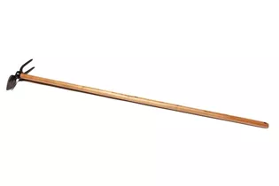 Krumpholz - Gartenhacke, Herzblatt, 2-zinkig, mit lackiertem Eschenstiel Krumpholz - Gartenhacke, Herzblatt, 2-zinkig, mit lackiertem Eschenstiel