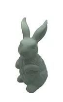 groß mint15x12,5x26,5 cm - Keramik-Hase, stehend