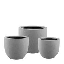 LUCA Lifestyle - Struttura New Egg Pot - Light Grey LUCA Lifestyle - Struttura New Egg Pot - Light Grey