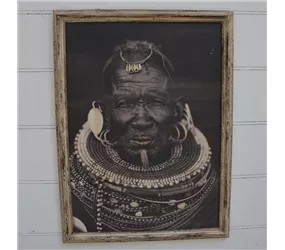 76x3x101 cm - Bild "Masai" 76x3x101 cm - Bild "Masai"