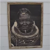 76x3x101 cm - Bild "Masai" 76x3x101 cm - Bild "Masai"