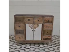 braun/weiss,107x31x90 cm - Sideboard braun/weiss,107x31x90 cm - Sideboard