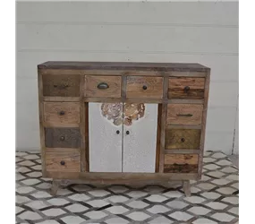 braun/weiss,107x31x90 cm - Sideboard braun/weiss,107x31x90 cm - Sideboard